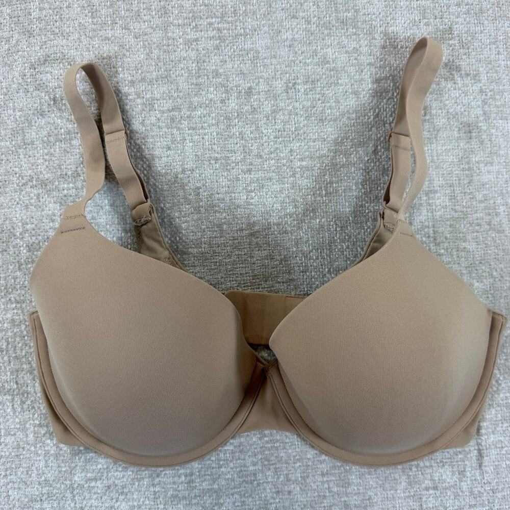 SKIMS Women's 34DD Tan Adjustable Strap Bra Nude Everyday Comfort Underwire Bra